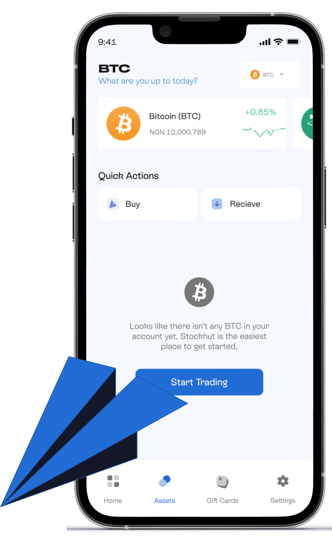 Receive digital tokens